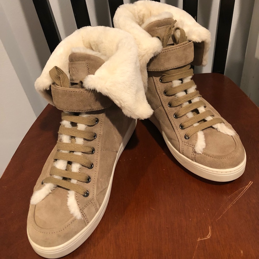 PRADA WOMENS SUEDE